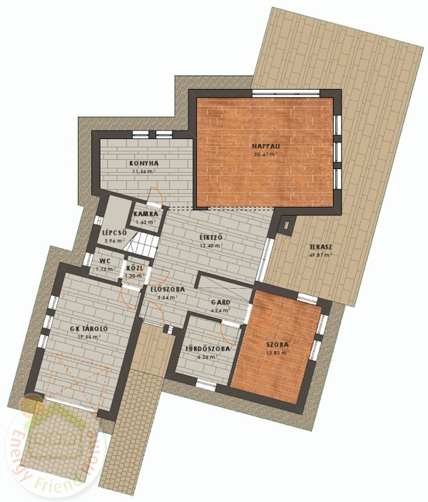Maria családiház típusterv (170 m2)4